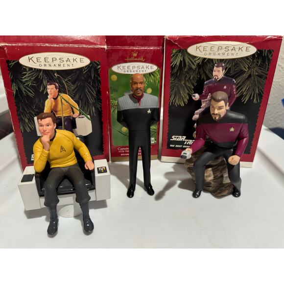 Hallmark Star Tek Christmas Ornaments - Picture 2 of 10
